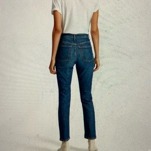 Everlane Japanese Cheeky Straight Jean Faded Indigo Wash (Discontinued)